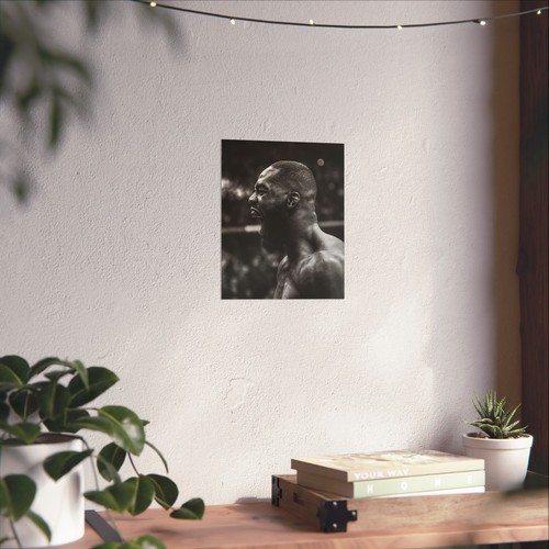 Jon Jones UFC Poster Greyscale, MMA Wall Art, Matte Vertical Print - Picture 12 of 61
