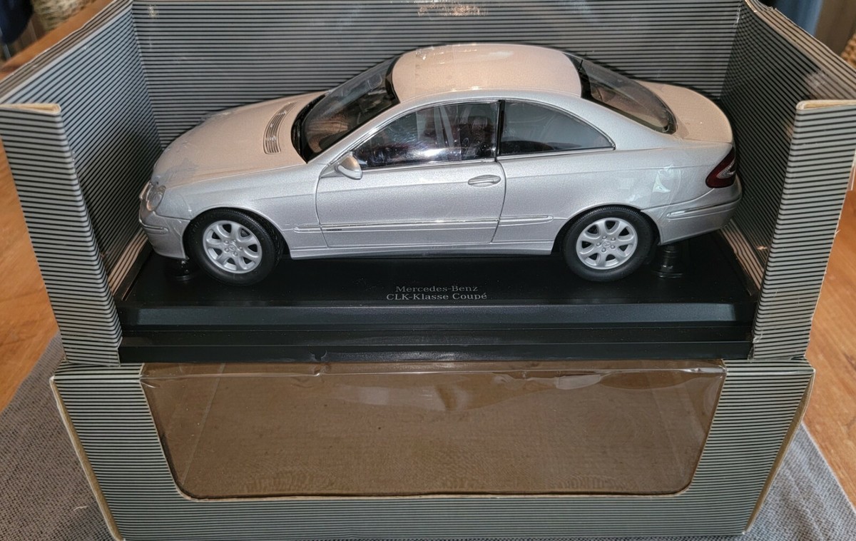 1/18 Mercedes-Benz CLK Coupe Silver (Dealer Edition) | eBay