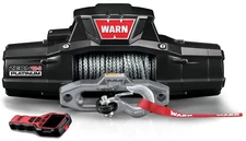 WARN 95960 ZEON 12S 12000 lb Ultimate Platinum Series Winch 80' Synthetic Rope 