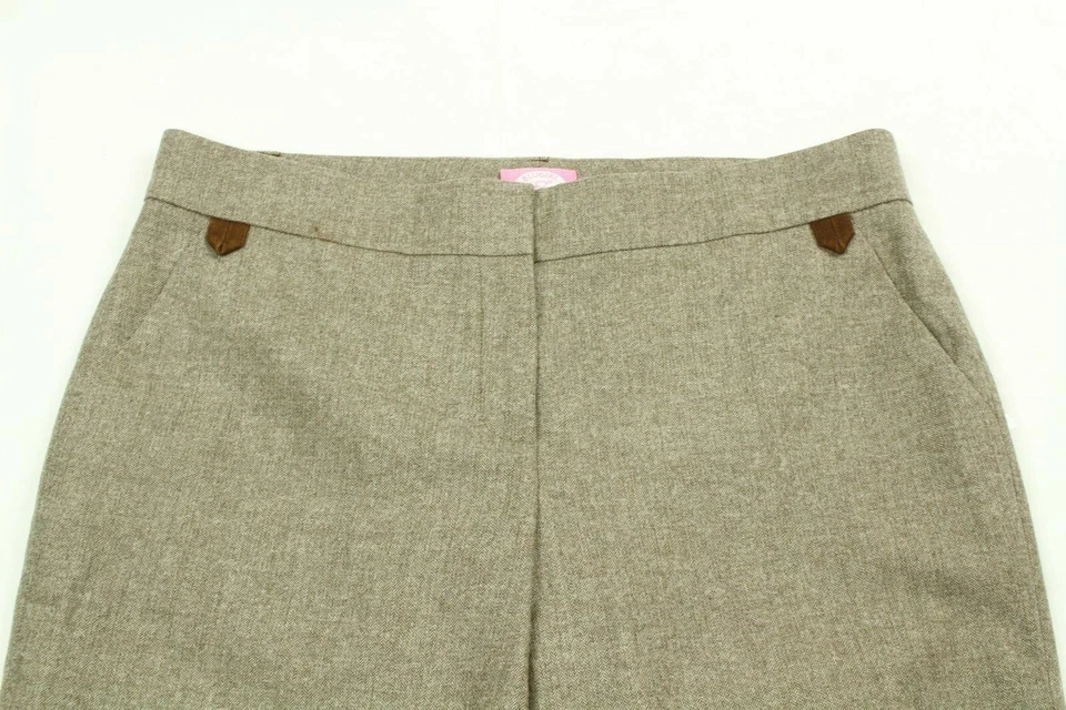 Bermudas para mujer BLUGIRL BLUMARINE marrón claro espiga venta al por menor $369 Foto 3 de 4