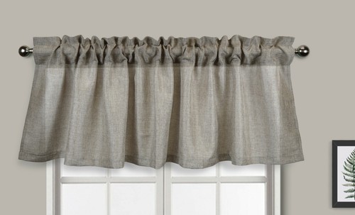Aiking Home (1 Pack) Faux Linen Semi-Sheer Window Valance, 56 x 16 inches - Picture 40 of 53