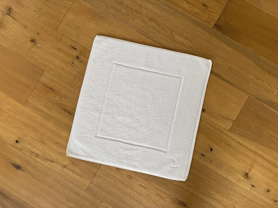 * * MÖVE * * Badteppich Basic 100% Baumwolle Square 60cm Weiss NEUw. - Bild 2 von 3