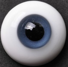 Nice Flatback 28mm Deep Blue Glass Stript BJD Eyes for Specail BJD Doll