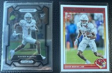 2024 Panini Prizm Draft Picks NFL Xavier Worthy #153 RC Rookie Chiefs Score #324