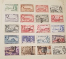 Gibraltar Restposten 20 Briefmarken