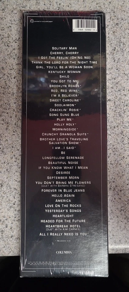 Neil Diamond - The Greatest Hits 1966-1992 2 Cassette Long Box SEALED - Image 2 of 4