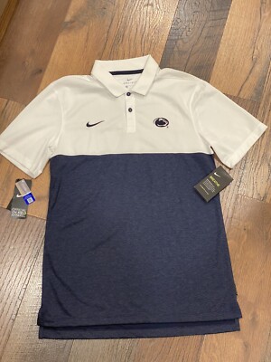 Penn State Nittany Lions NCAA Men's Nike Dri-Fit Polo Shirt Size Small  NWT