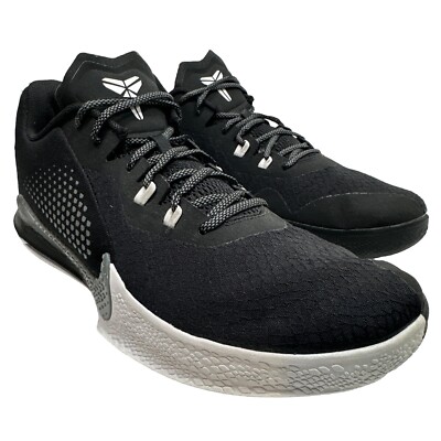 Nike Kobe Mamba Fury Low Top Snakeskin Sneakers Black Shoes