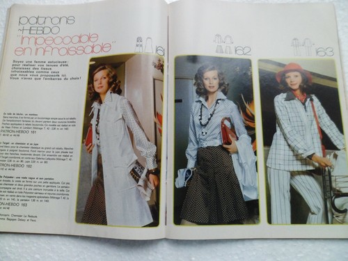 ECHO DE LA MODE N°16 20/04/1973 Mode Couture Tricot Antoine Odile Versois - Picture 8 of 9