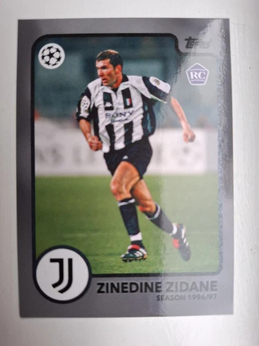 Topps UCL 'Lost Rookie' Zinedene Zidane 1996/97 Juventus RC