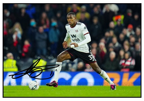 11508. Issa Diop Signed Pictures A4 Prints Fulham West Ham United Toulouse