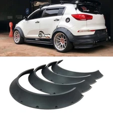 For Kia Sportage 4X Car Fender Flares Extra Wide Body Kit Wheel Arches Protector