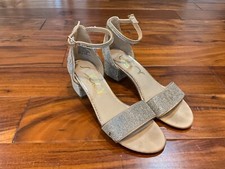 WOMENS wedge HEELS SUGAR rhinestone 2 INCH fancy wedding SIZE 10 WOMENS