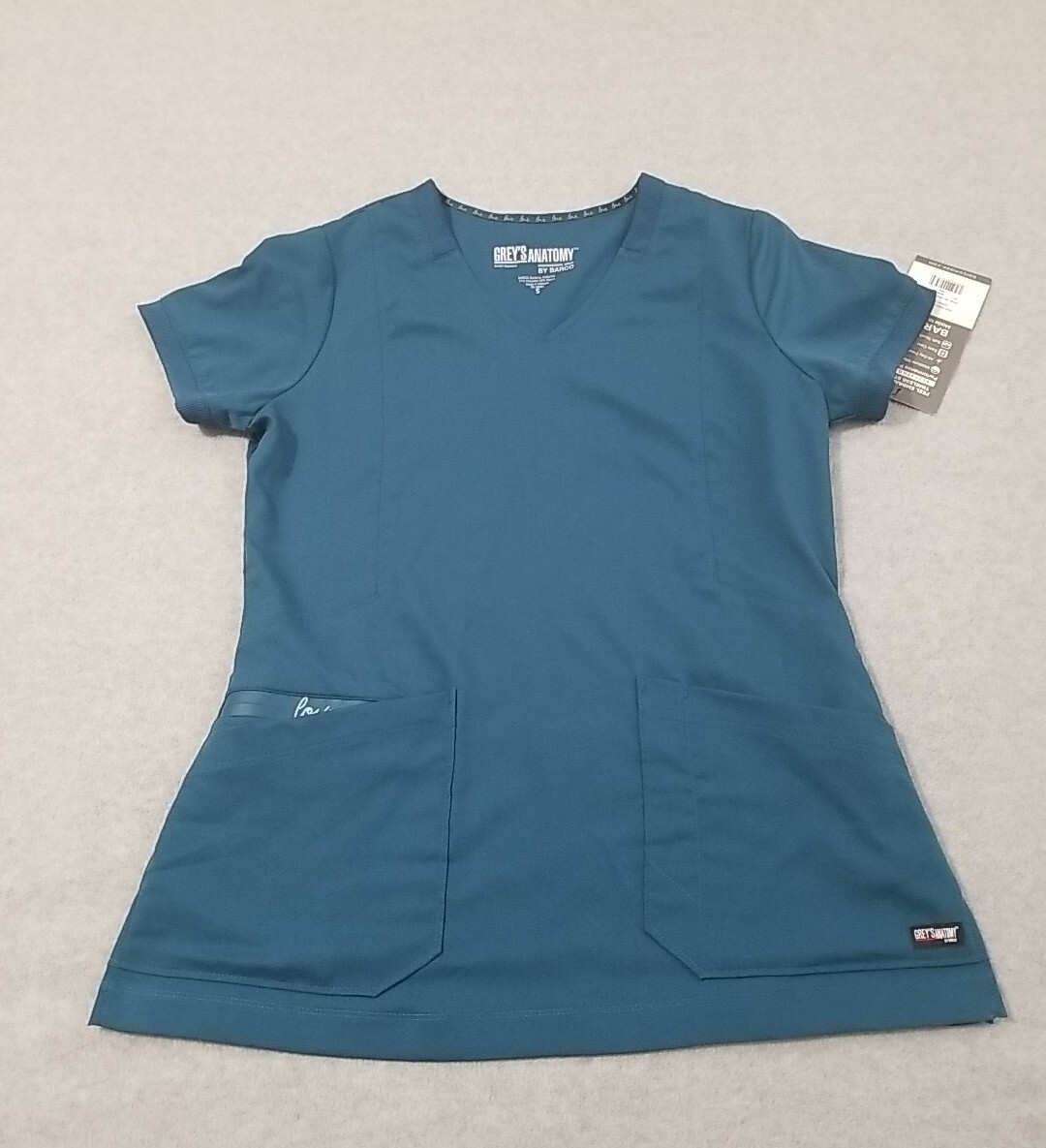 Grey's Anatomy Scrubs Kira Scrub Top for Women, V-Neck, Love