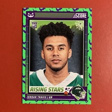 2024 Score-A-Treat Green Bats Rising Stars Jordan Travis card #31 RC NY Jets