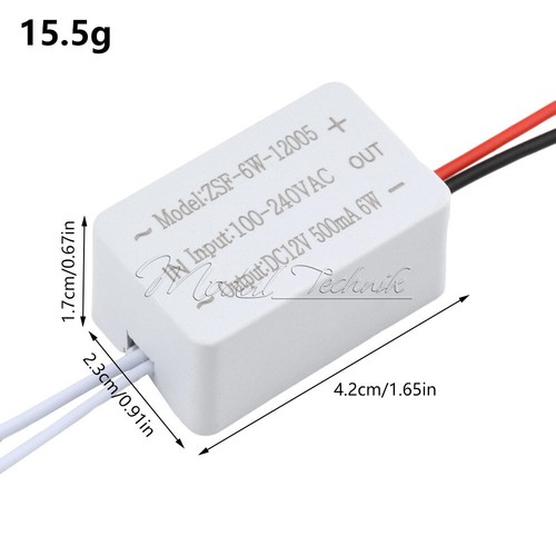 100-240AC to DC12V 6-60W LED Driver Constant Voltage Driver Power Supply Adapter - Picture 19 of 30
