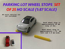 Ho Scale PARKING WHEEL STOPS (1:87) SET (25) ...