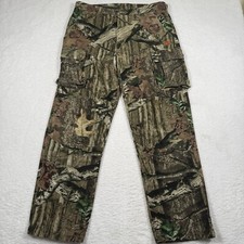 Mossy Oak Pants Mens Large Camo Cargo Hunting Outdoor Breakup Y2K Skate Grunge