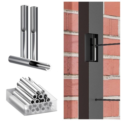 Gyykzz 20-Pack Swageless Invisible Cable Railing Kit – T316 Stainless Steel, No Crimping Needed, Fits 1/8" Cable & 2x2" Metal Posts