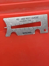 Key Gage 40-089 Kwikset Titan , Schlage