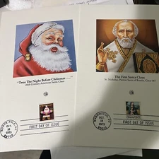 First Day Of Issue 1979 Christmas Stamps On Card.  Suitable For Framing. New