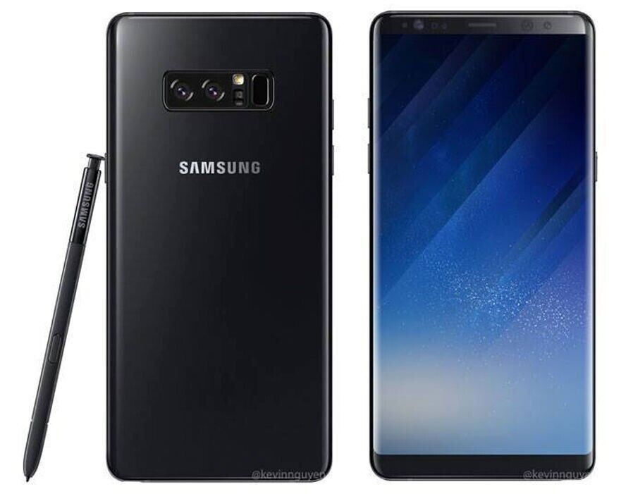 Samsung Galaxy Note 8 64GB Black Color 4G LTE Android N950F