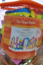 Fun Foam Blocks 60 Pieces 