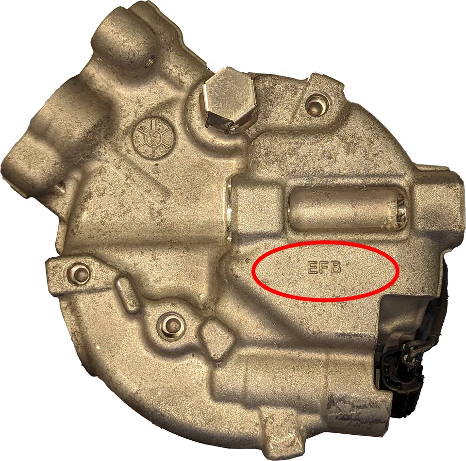 Compressor AC com embreagem para Jaguar XK XKR & XKR-S 2013-2015 - NOVO FABRICANTE DE EQUIPAMENTO ORIGINAL - Imagem 2 de 2