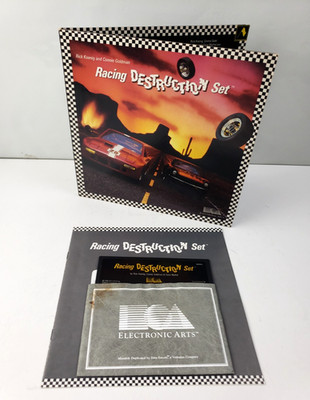 Vintage 1985 COMMODORE 64 RACING DESTRUCTION SET Complete