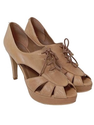 APART High Heel Sandaletten Damen Sandaletten Gr. DE 39 creme Casual-Look