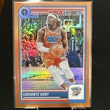 2023-24 Panini Nba Hoops Premium Stock - Luguentz Dort #193 Orange Prizm /299