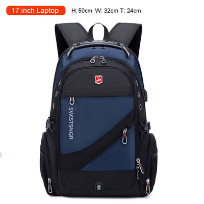 Rucksack Anti-Diebstahl Wasserdichte 17 Zoll Laptop Rucksäcke mit USB Lademöglic
