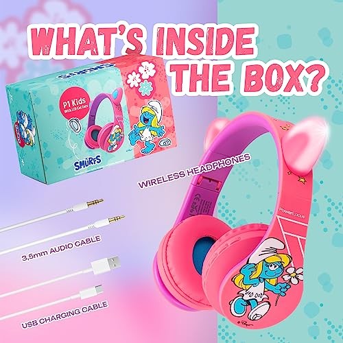 Bluetooth Headphones for Kids, Wireless Foldable Headphones Over Ear - Picture 7 of 8