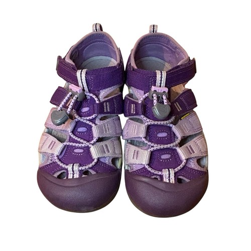 Keen Newport H2 Sandals Kids Size 2 Purple Water Hiking Camping Waterproof - 第 3/11 張圖片