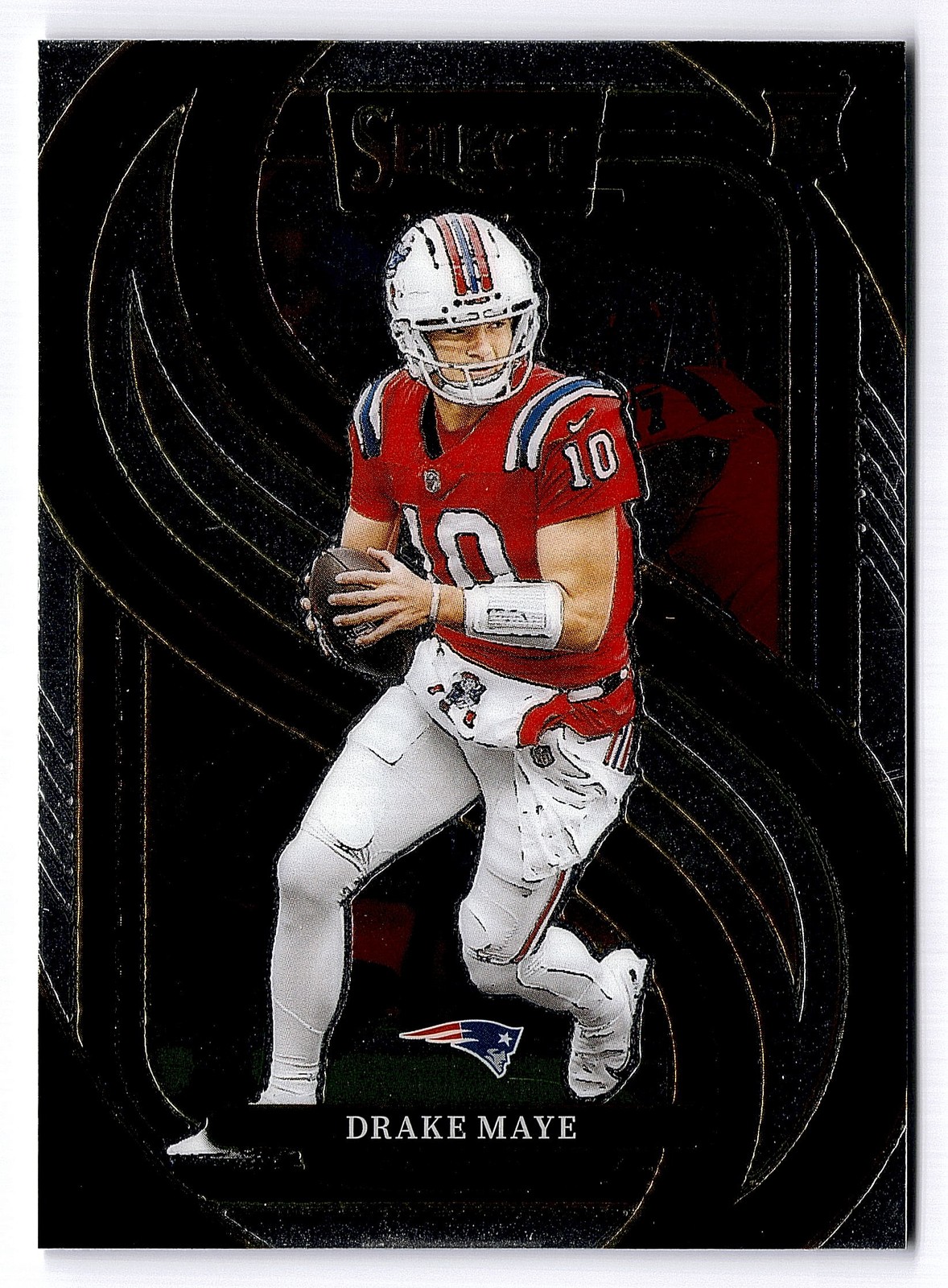 2024 Panini Select - Drake Maye - Silver RC Premier Level - Patriots Rookie