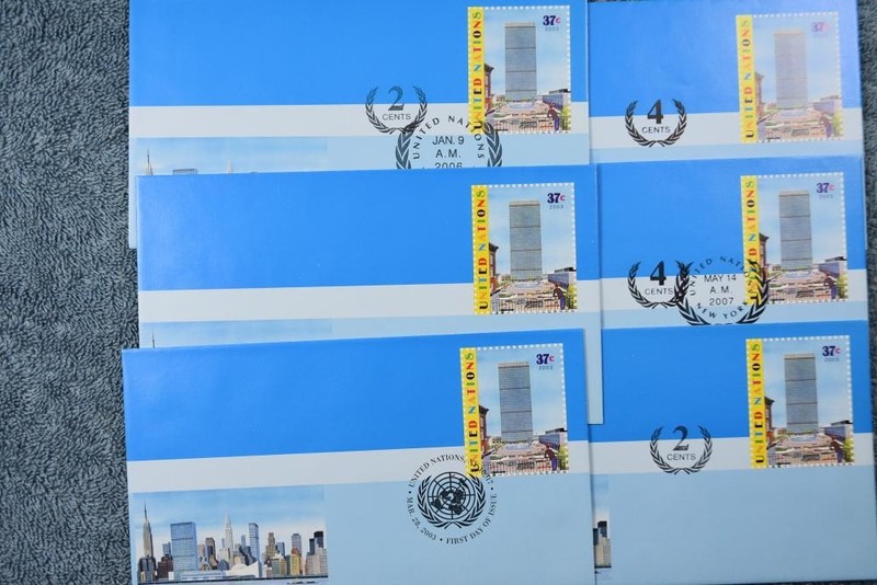 2003-2007 Envelope Set - New York NU18, NU20, NU22 - Mint + FDC