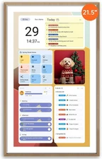 ApoloSign 21.5" Digital Calendar: Dual Mode Calendar with Google Play & IPS F...