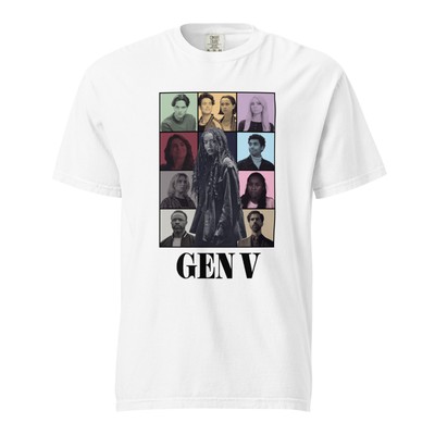 Gen V Eras Tour Unisex Short Sleeve Shirt Heavyweight T-shirt 