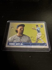 2025 Topps Heritage Bobby Witt Jr ROOKIE CARD 25th Anniversary variation - SP RC