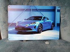 Plaque métal alpine a 110 20x30cm neuve