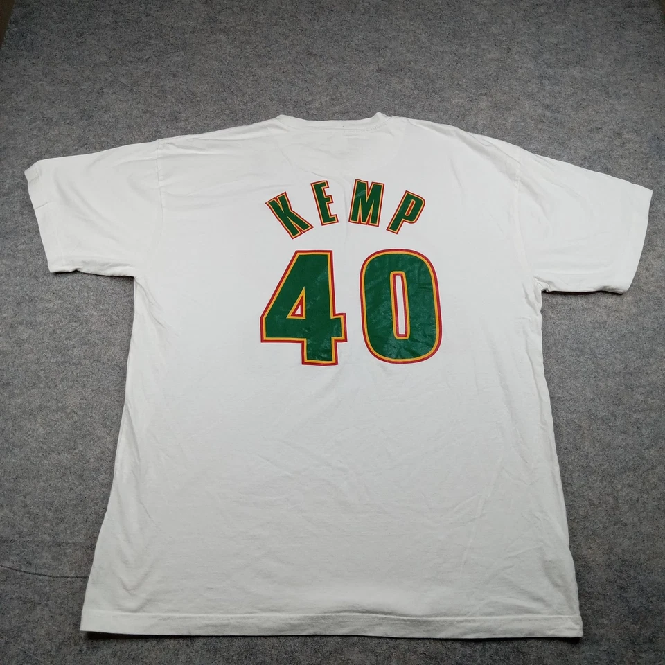 Camiseta Seattle SuperSonics Hombres 2XL NBA Baloncesto Shawn Kemp Camiseta Mitchell Ness Foto 2 de 4