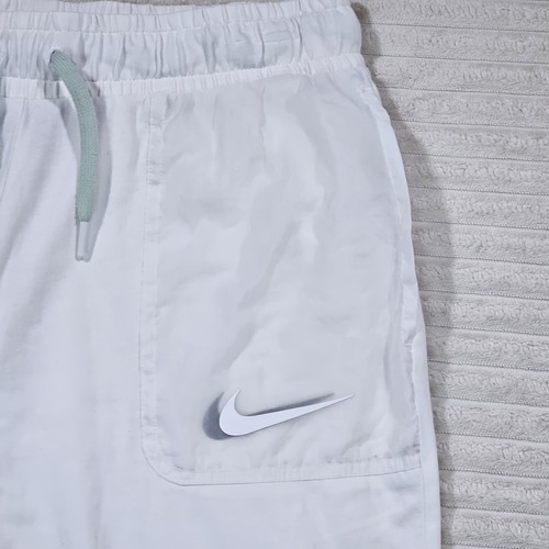 Nike Ropa Deportiva Jogger Para Mujer MEDIANO Blanco Cintura Alta Tejido de Algodón Cónico - Imagen 3 de 12