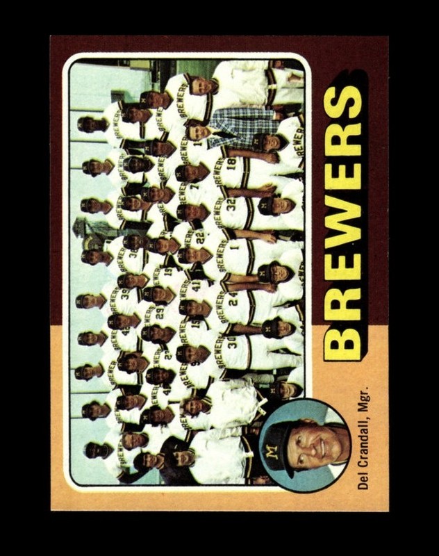 1975 Topps Set-Break #384 Milwaukee Brewers NM-MT OR BETTER *GMCARDS*
