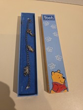 VTG Disney Sterling Silver Winnie The Pooh Charm Bracelet NOS Tigger Eeyore