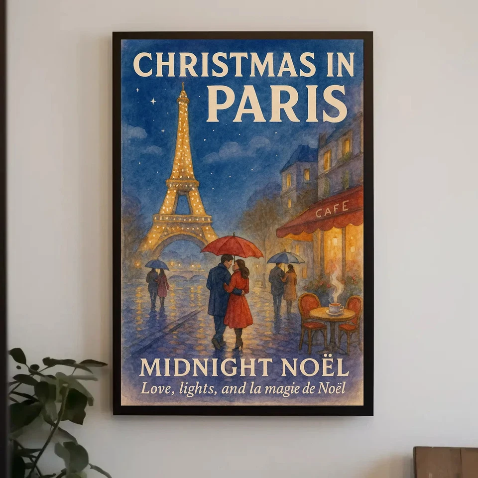 Póster Navidad en París Medianoche Noël Foto 2 de 4