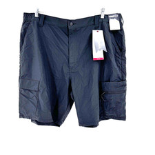 NEW Wrangler ATG Peak Cargo Hiking Shorts Men's 42 Black Outdoor Camp Gorpcore