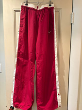 Women's loose high waisted parachute/track pants. NWOT. Size S