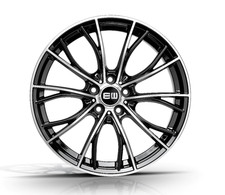 CERCHIO IN LEGA PER AUDI A8 8,0J18" 5X112 30 66,60 ELITE WHEELS LIGHT BLACK POLI