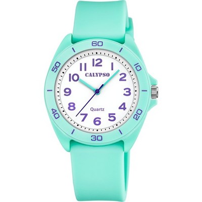 Calypso Trendy Damenuhr K5833-3   Türkis/Weiß 36 mm 10 Bar