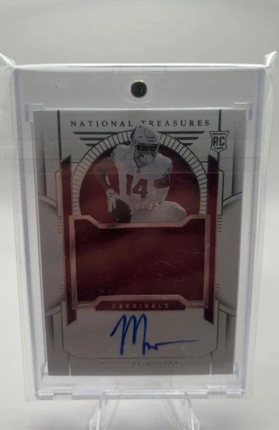 2023 National Treasures - RPA Michael Wilson #182 /99 (AU, MEM, RC)